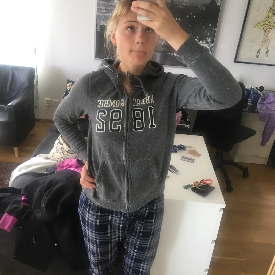 Abercrombie & fitch huvtröja - 90