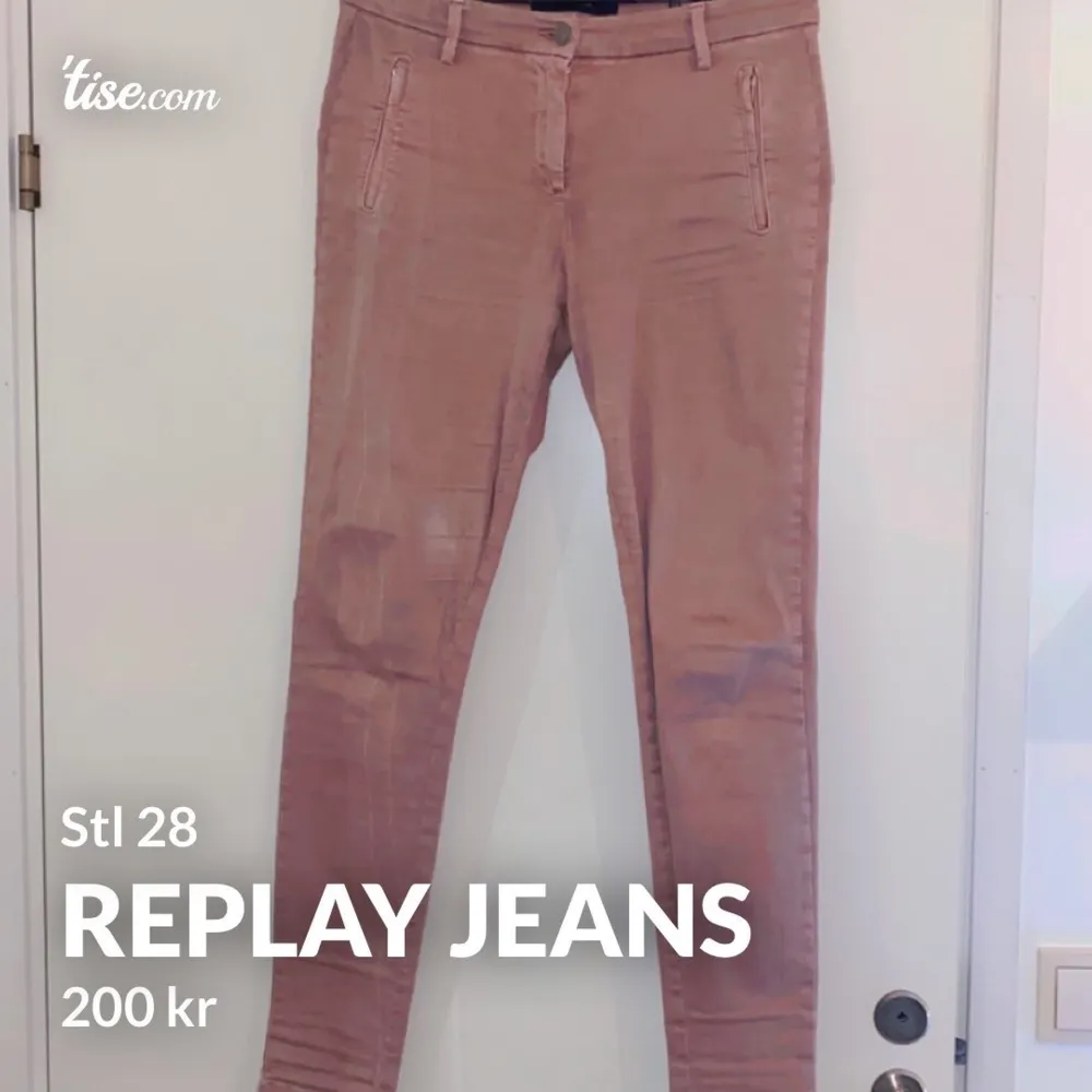 Använd ca 10ggr, nypris 900kr. Jeans & Byxor.