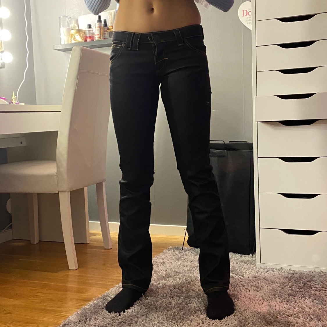 Lågmidjade Wrangler jeans