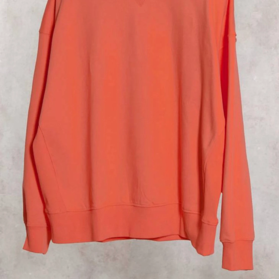 Korallfärgad super oversize sweatshirt