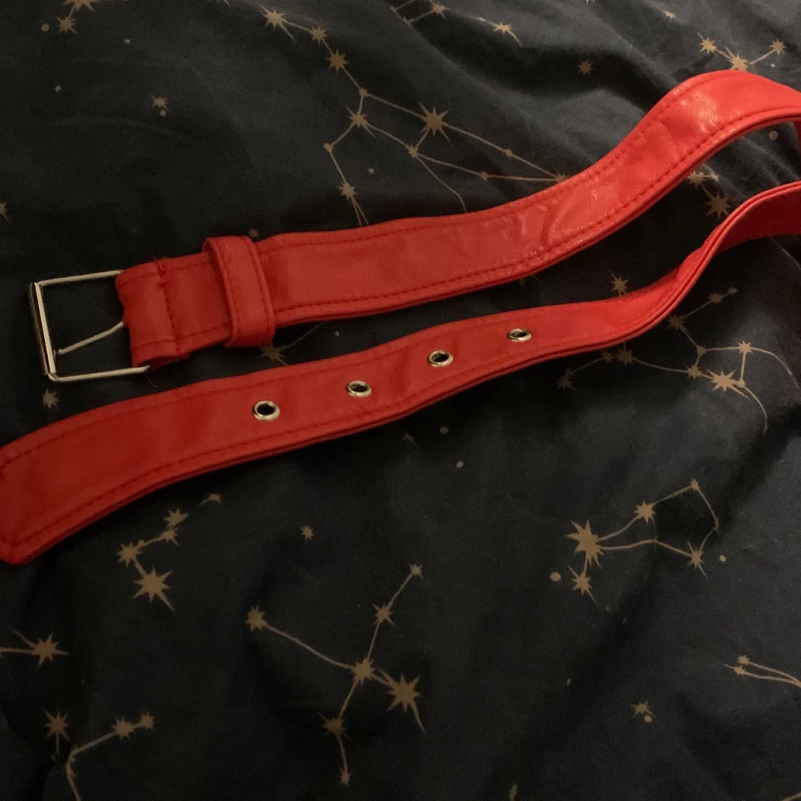 Röd skinnjacka  - 91