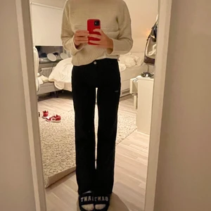 Zara full length jeans - Svarta zara jeans, full length strl.38