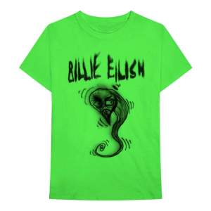 Dags att sälja min Billie Eilish tröja, som idag är ganska svår att få tag på. Köpte den 2019 efter ”When we all fall asleep, where do we go?” albumet släpptes. Tröjan är limegrön i storlek S. Jag köpte den på den officiella hemsidan för Billie Eilish merch :)