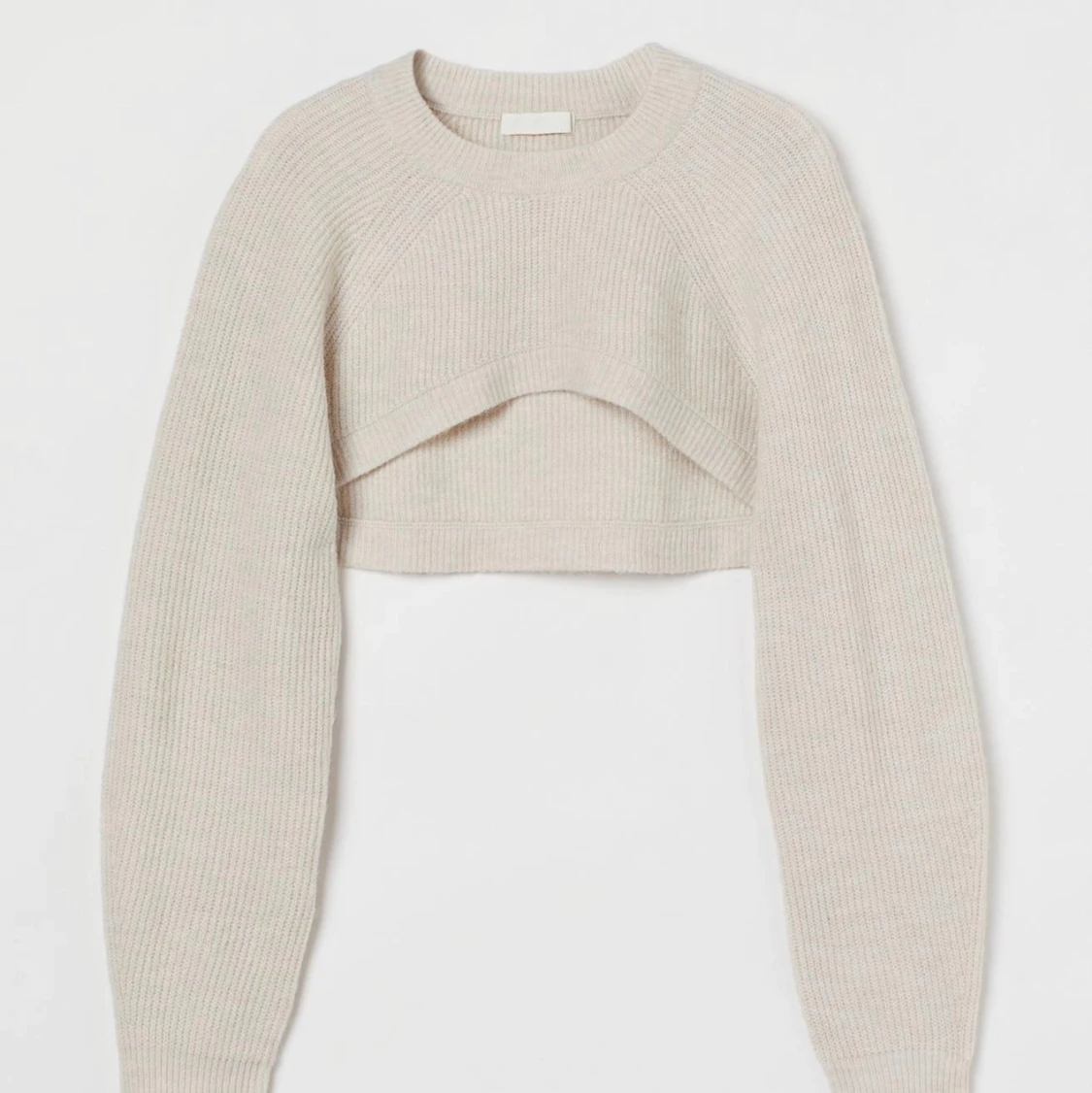 Croppad tröja 