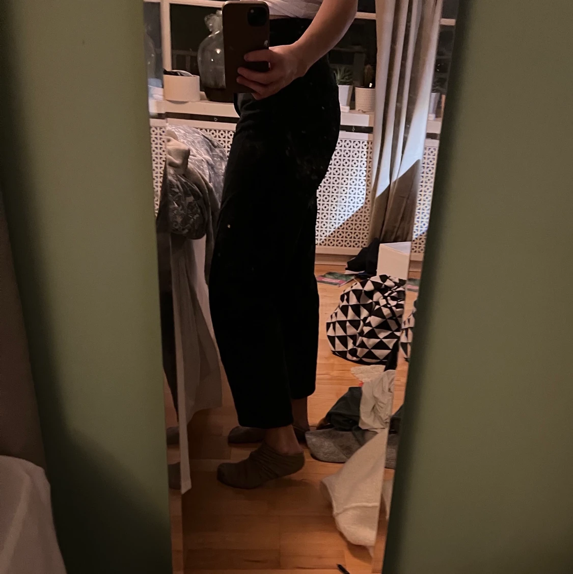 Mörkblå jeans från zara