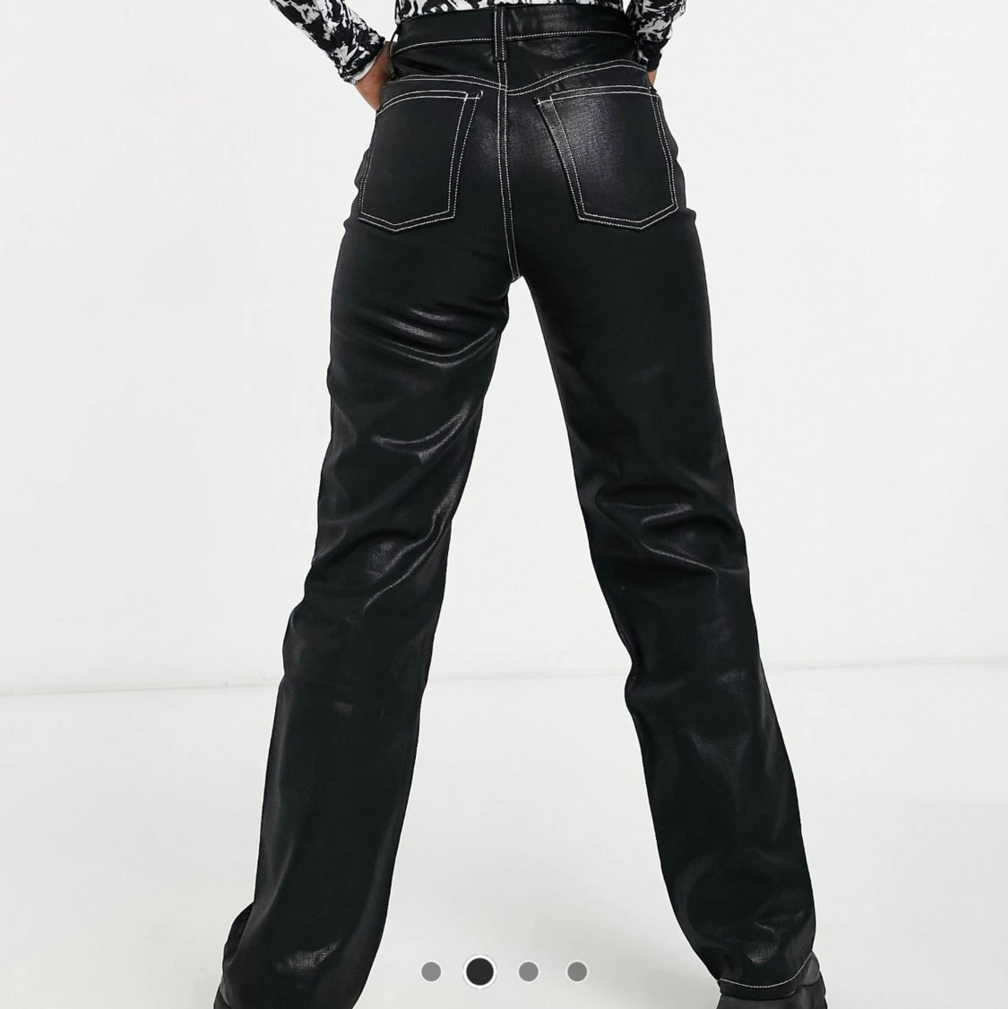 Topshop glansiga jeans