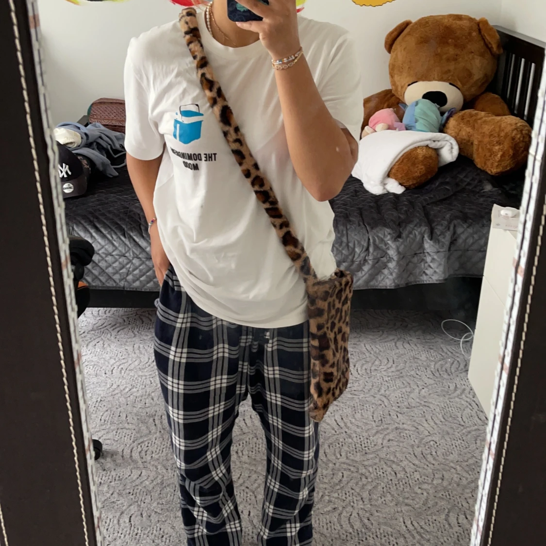 Indie leopard mönster väska - 91