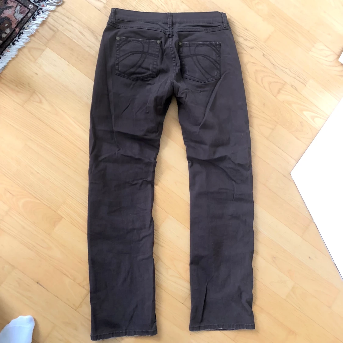 Lågmidjade bruna Jeans - 90