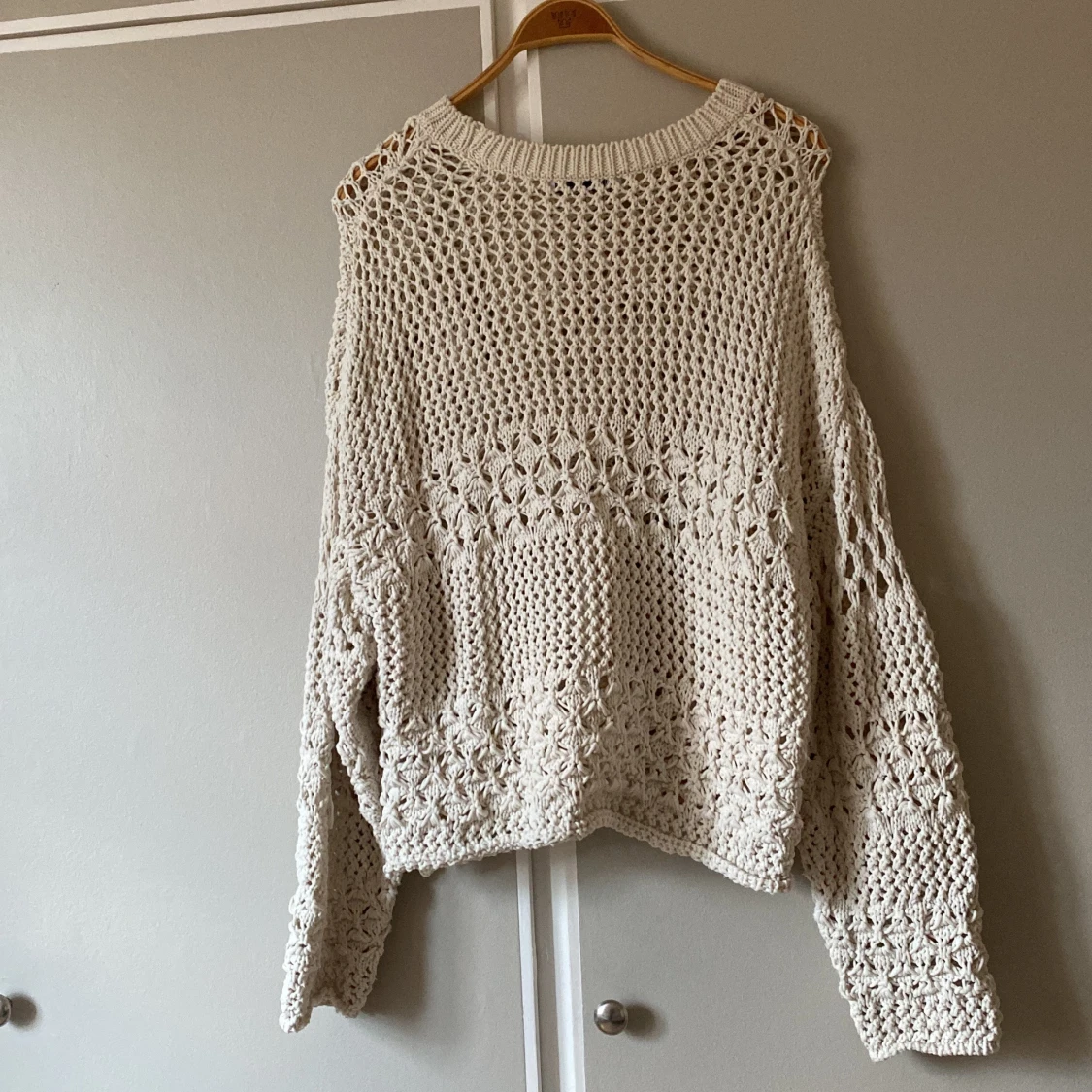 stickad oversized kofta L  - 90