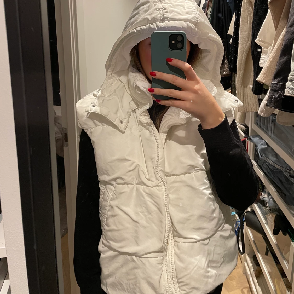 Vit dunväst Zara - 90