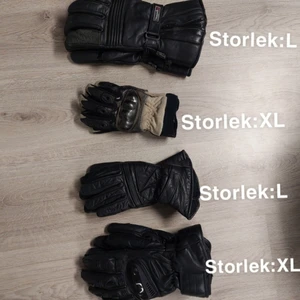 Mc handskar  - Säljer av min mc utrustning kom med bud