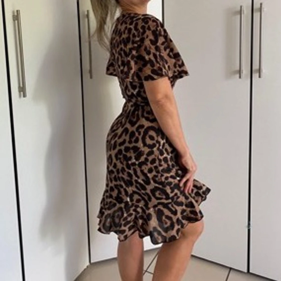 Leopard klänning