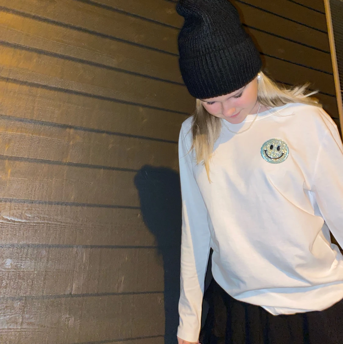 💙Blue smiley longsleeve - 90