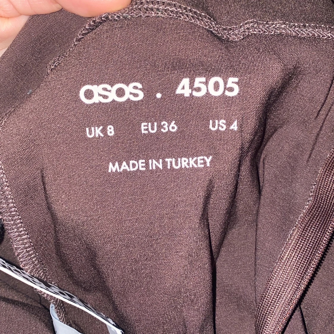 Bruna byxor med slits - 90