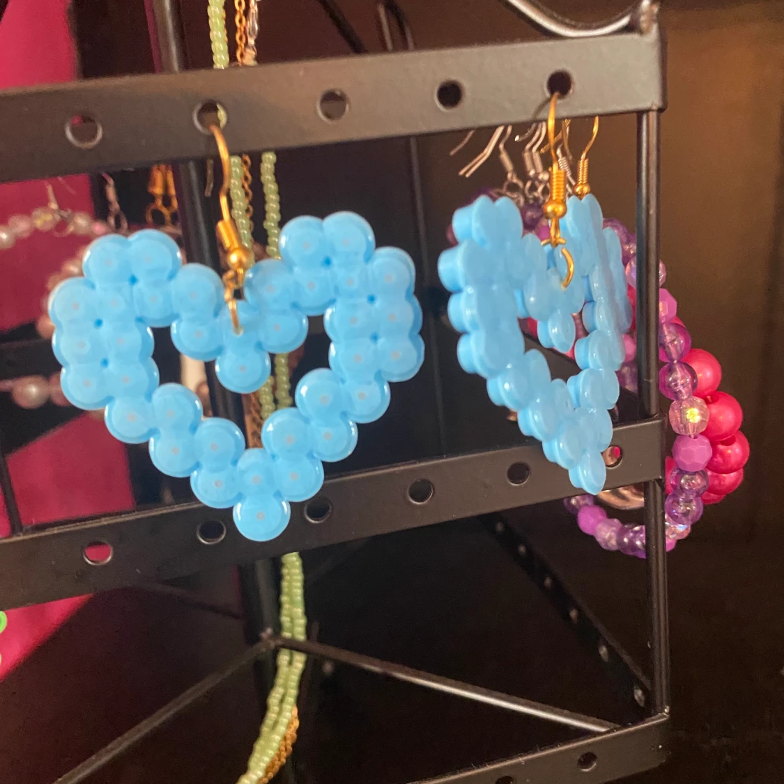 Örhängen blå - 90