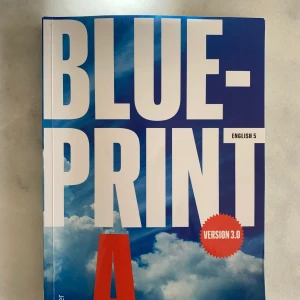 Blueprint A version 3.0 kursbok - Säljer min engelska bok ( engelska 5 ) helt ny gymnasiebok.