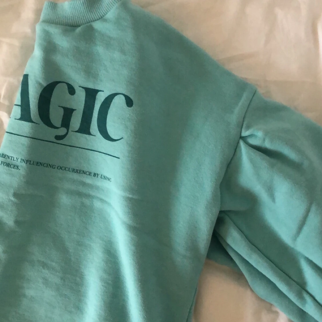 Blå sweatshirt - 90