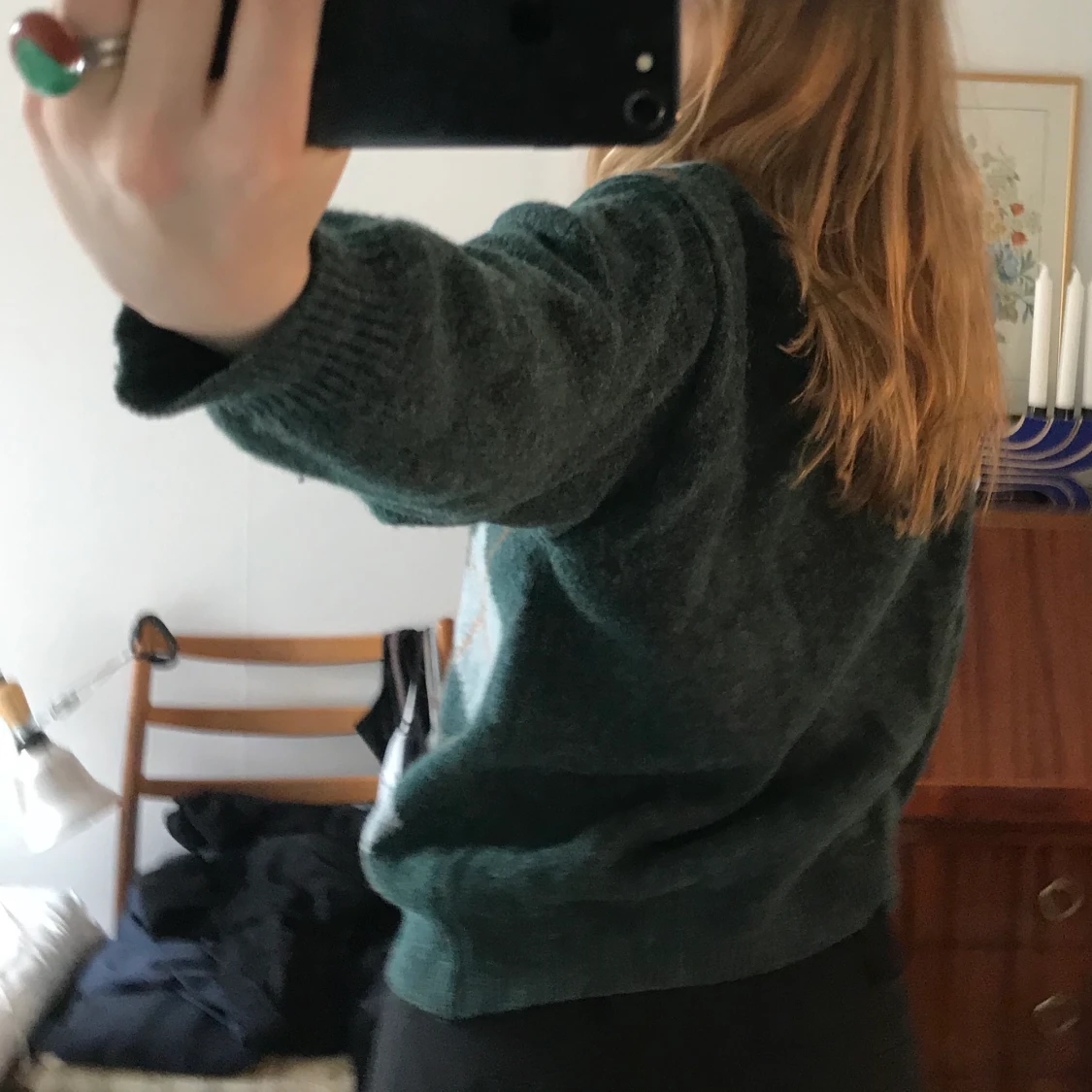 Superfin stickat tröja.  - 90