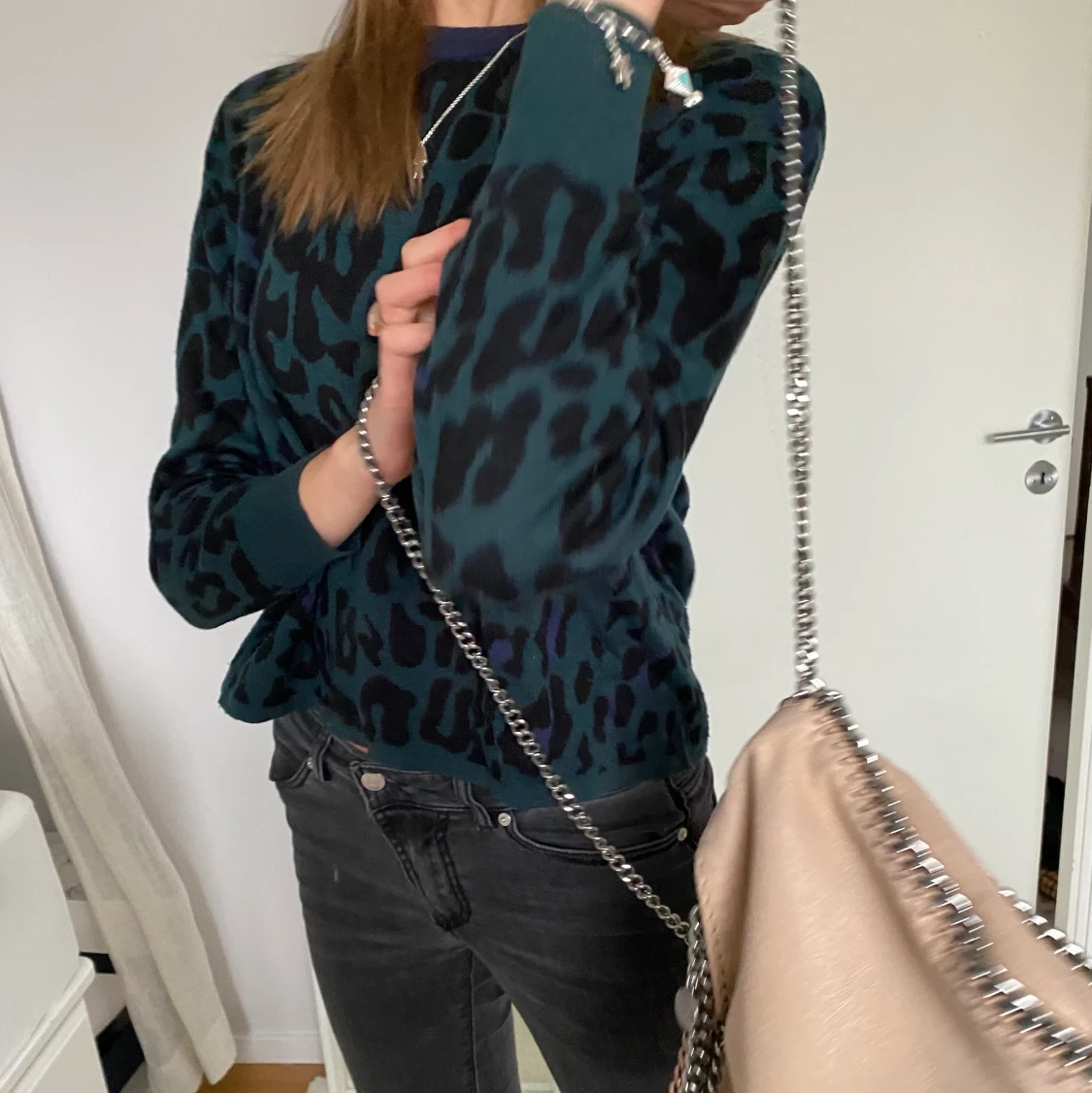 Fin leopard tröja. - 90