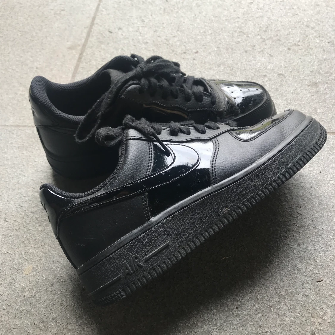 Svarta Nike air force one 1 - 91