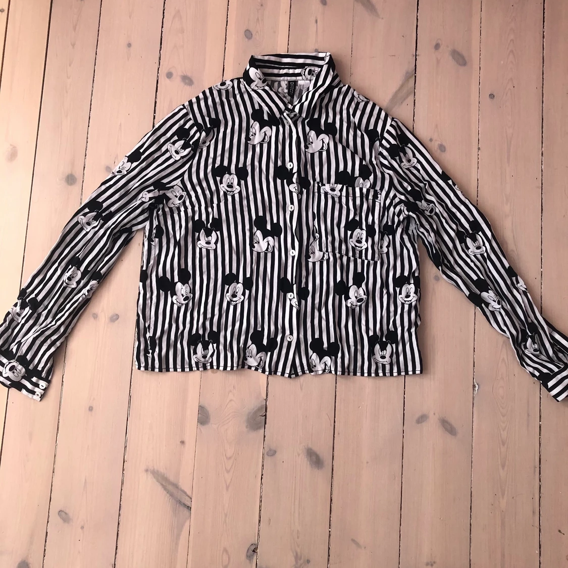 Musse Pigg randig skjorta - 90