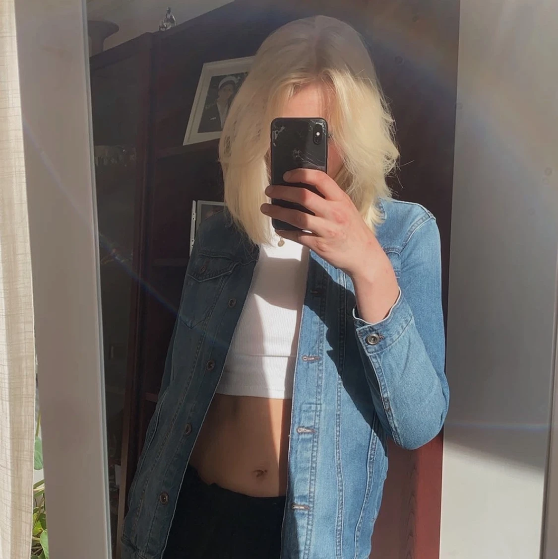 Trendig jeansjacka 💙 - 90