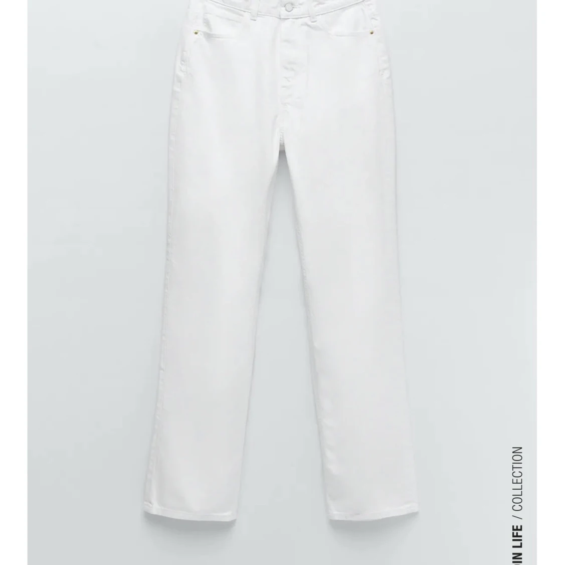 Snygga vita jeans från zara i full length😍😍😍 - 90