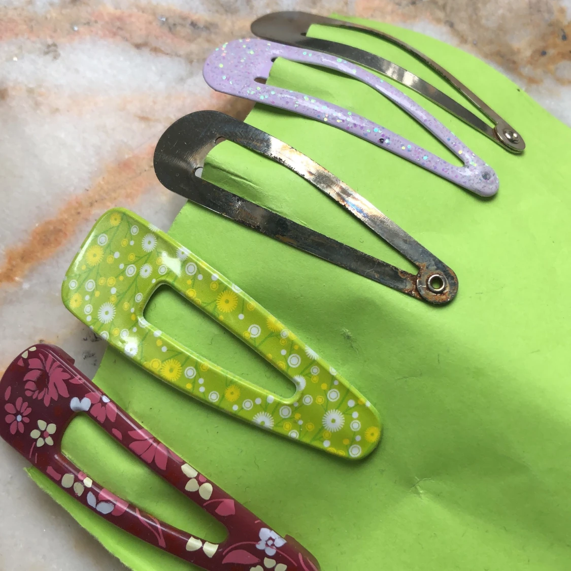 5 pack hårspännen - 90