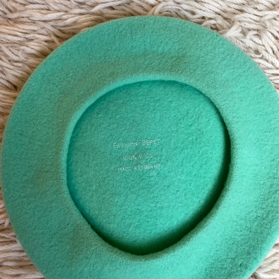 Mint wool beret 🌿  - 91