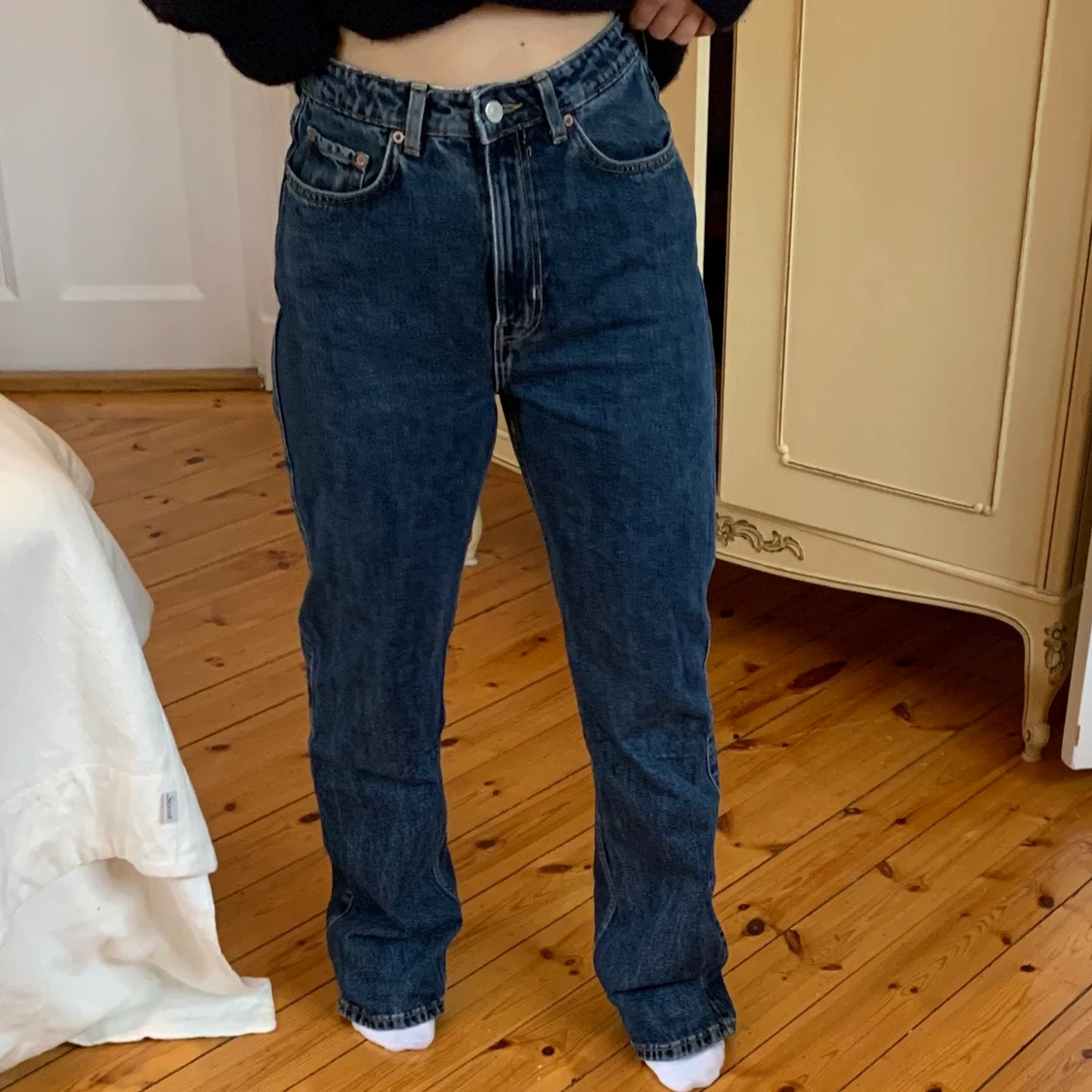 Mörkblå jeans, weekday - 91