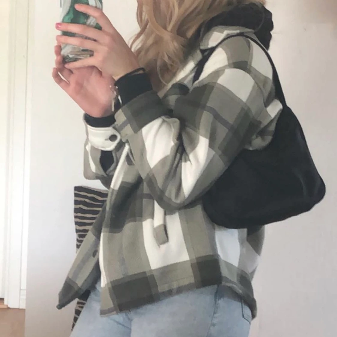 Rutig grön jacka! - 91