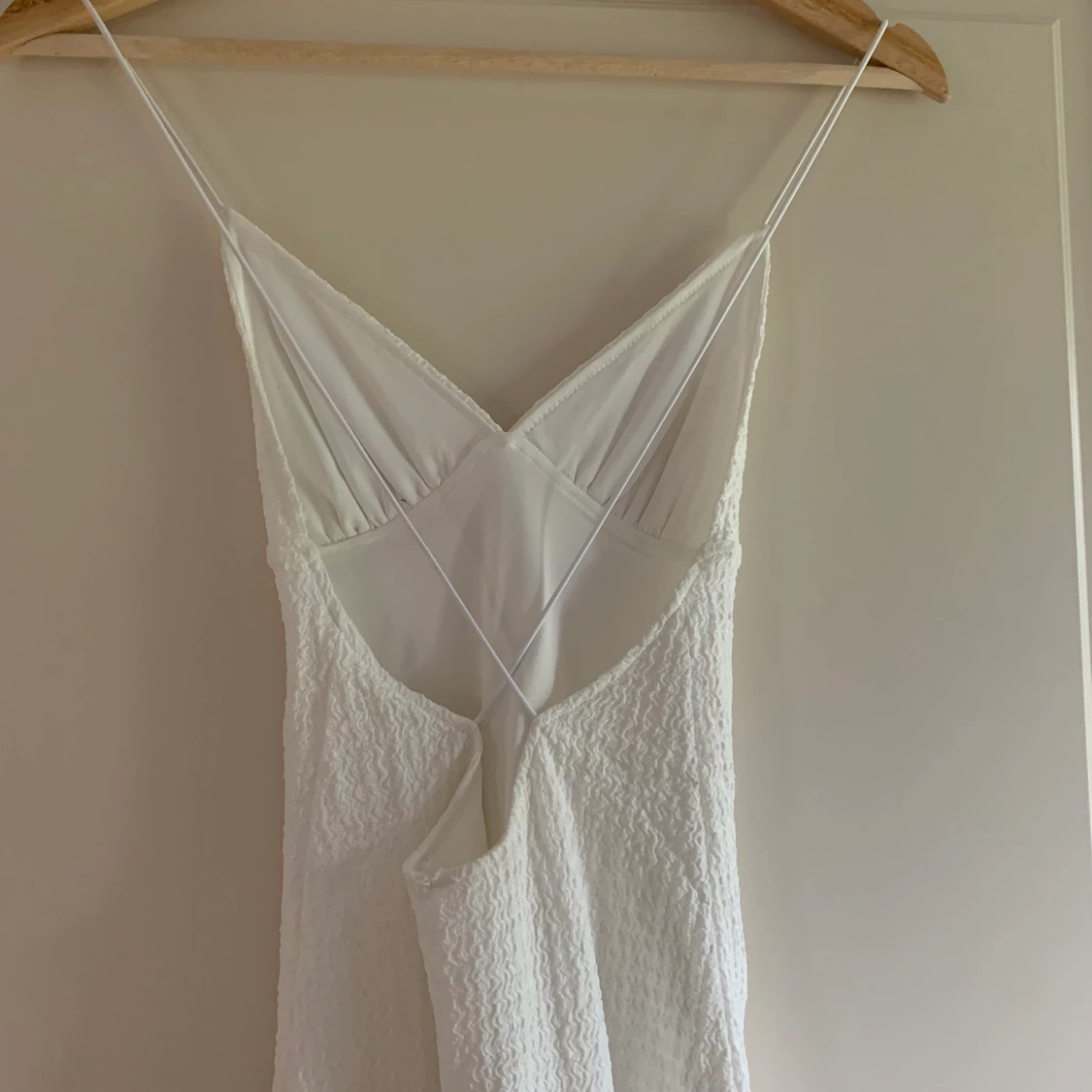 Söt vit klänning - 91