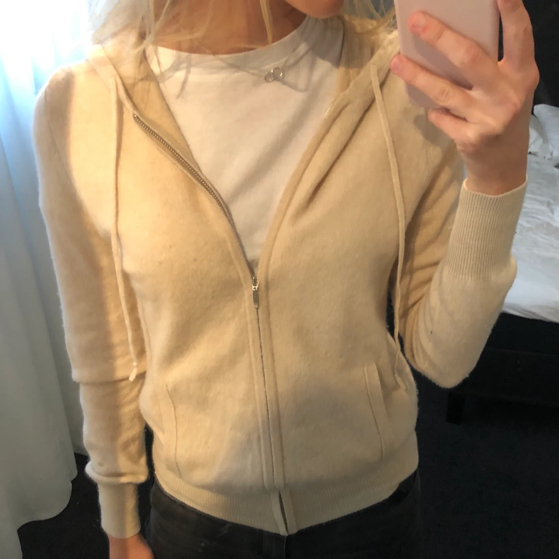 Soft goat zip hoodie - 90