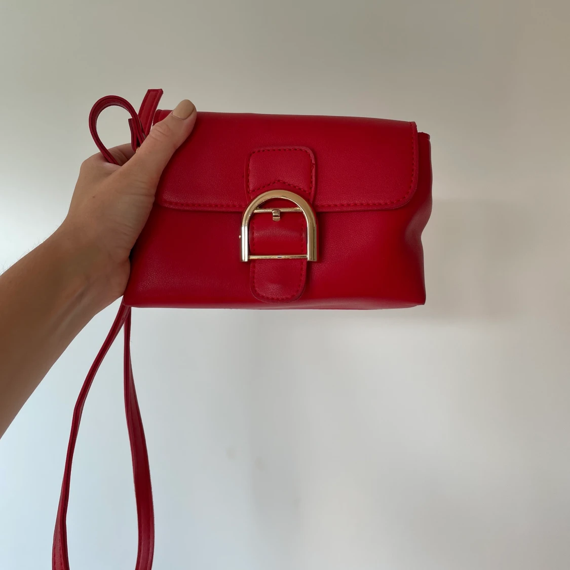Röd handväska 