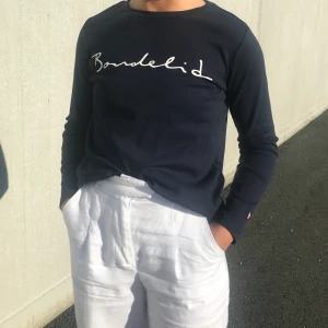 Långärmad tröja bondelid - Blå långarmad tröja från bondelid i storlek S