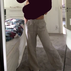 linnebyxor  - linnebyxor, knappt använda