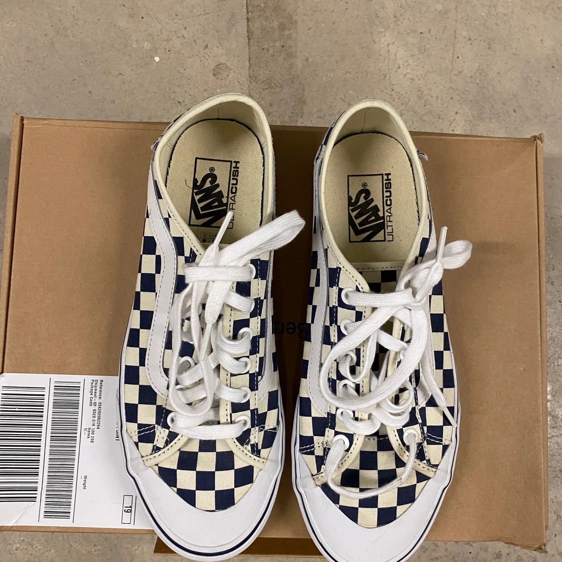 VANS BLACK BALL SF CHECKERBOARD BLÅ