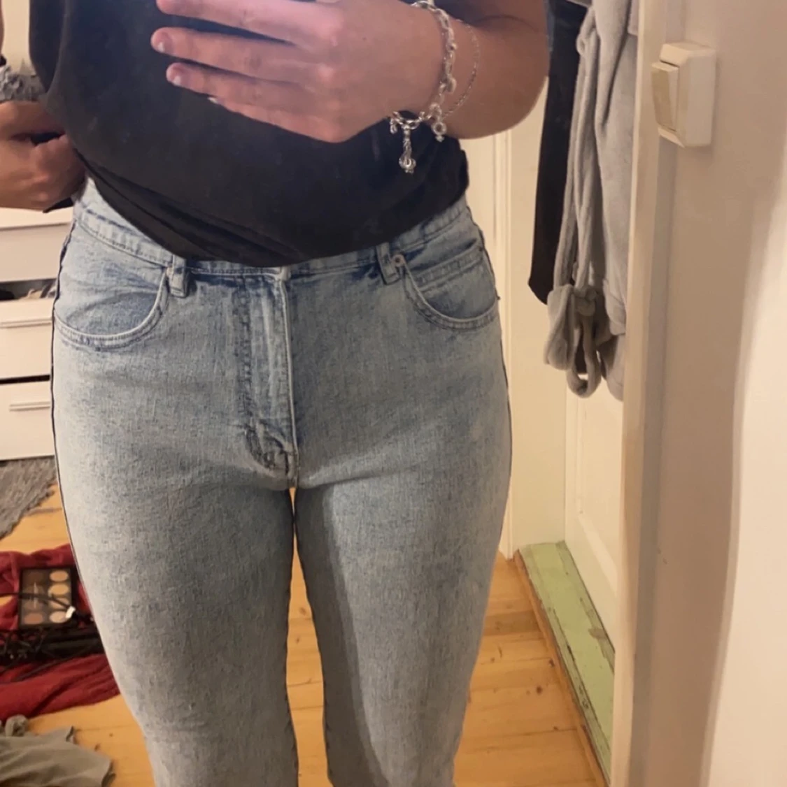 Blåa jeans 