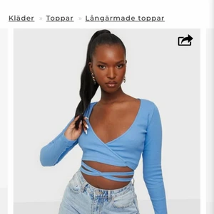 Motel top helt ny  - Tröja från motel blå strl M NYPRIS 379kr säljer för 130kr 🤍 använd 1gg