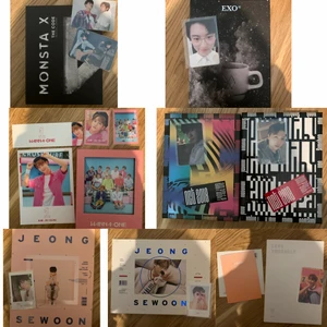 säljer KPOP album! 2bilder!  - ALBUMS INNEHÅLLER ALLT! Photocard etc. skriv för att få reda på pc. Säljer en del av mina albums, pris finns på s.3, kan diskuteras lite. Tar Swish                                                                                   Hämtas i Stockholm (tekniska högskolan), men kan även frakta (köparen betalar frakt). Fraktpris beror på antal album och storlek på album. Skriv till mig på instagram om du vill nå mig bättre @momolomopomo, men svarar även här.