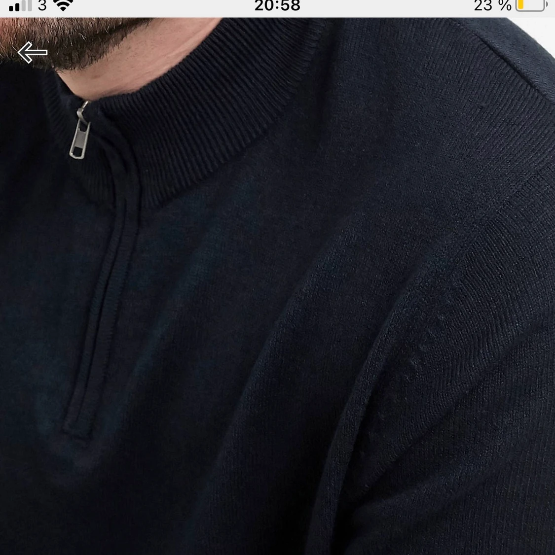 Marinblå tröja - 91