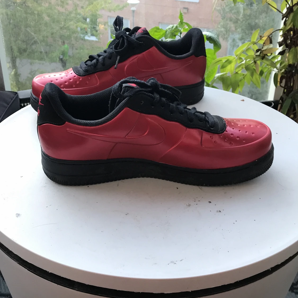 Röda Nike airforce 1