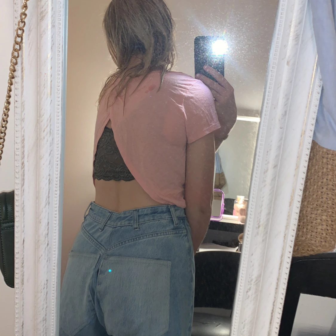 Blåa sueprsnygga jeans i 36 - 91