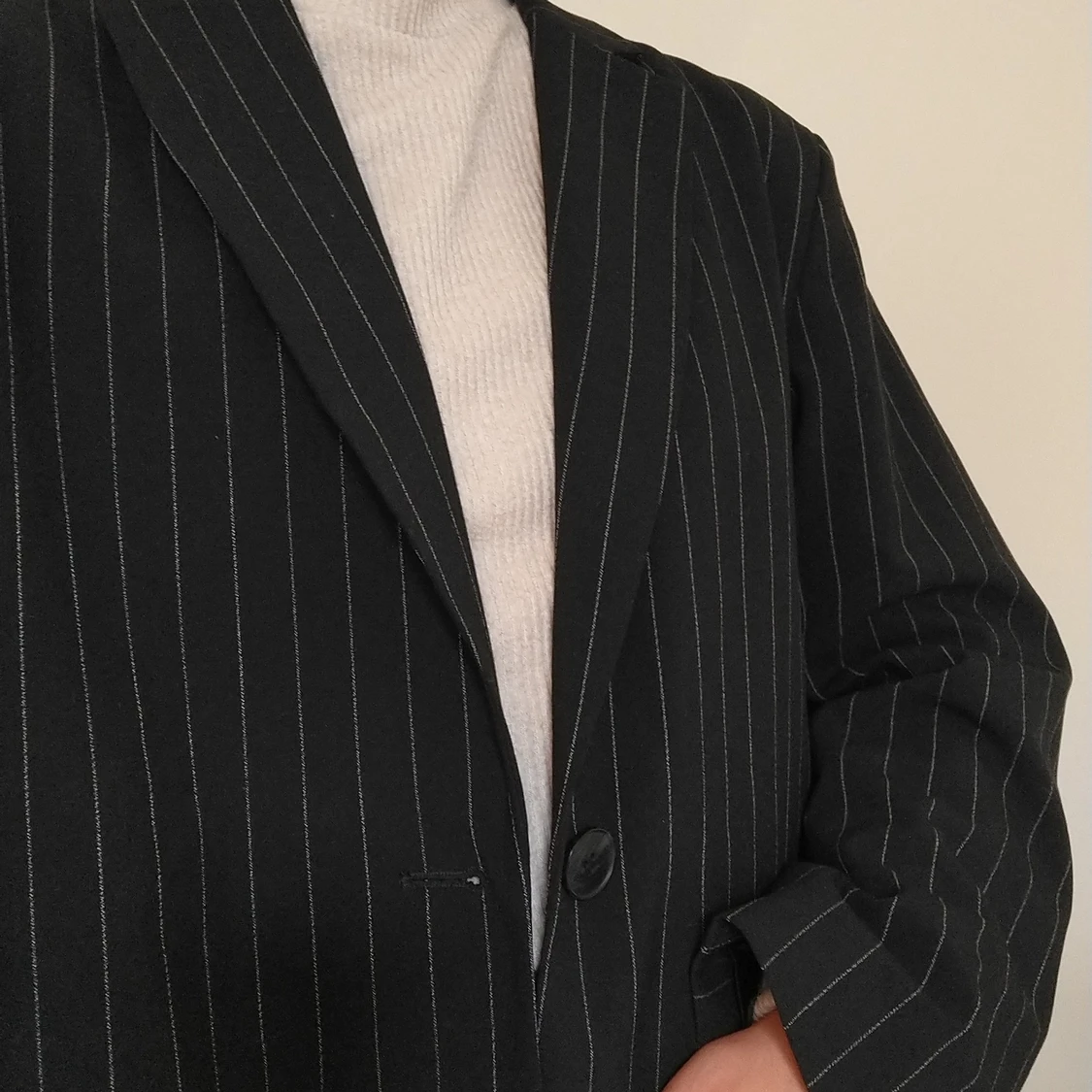 Oversized svart kavaj weekday - 90