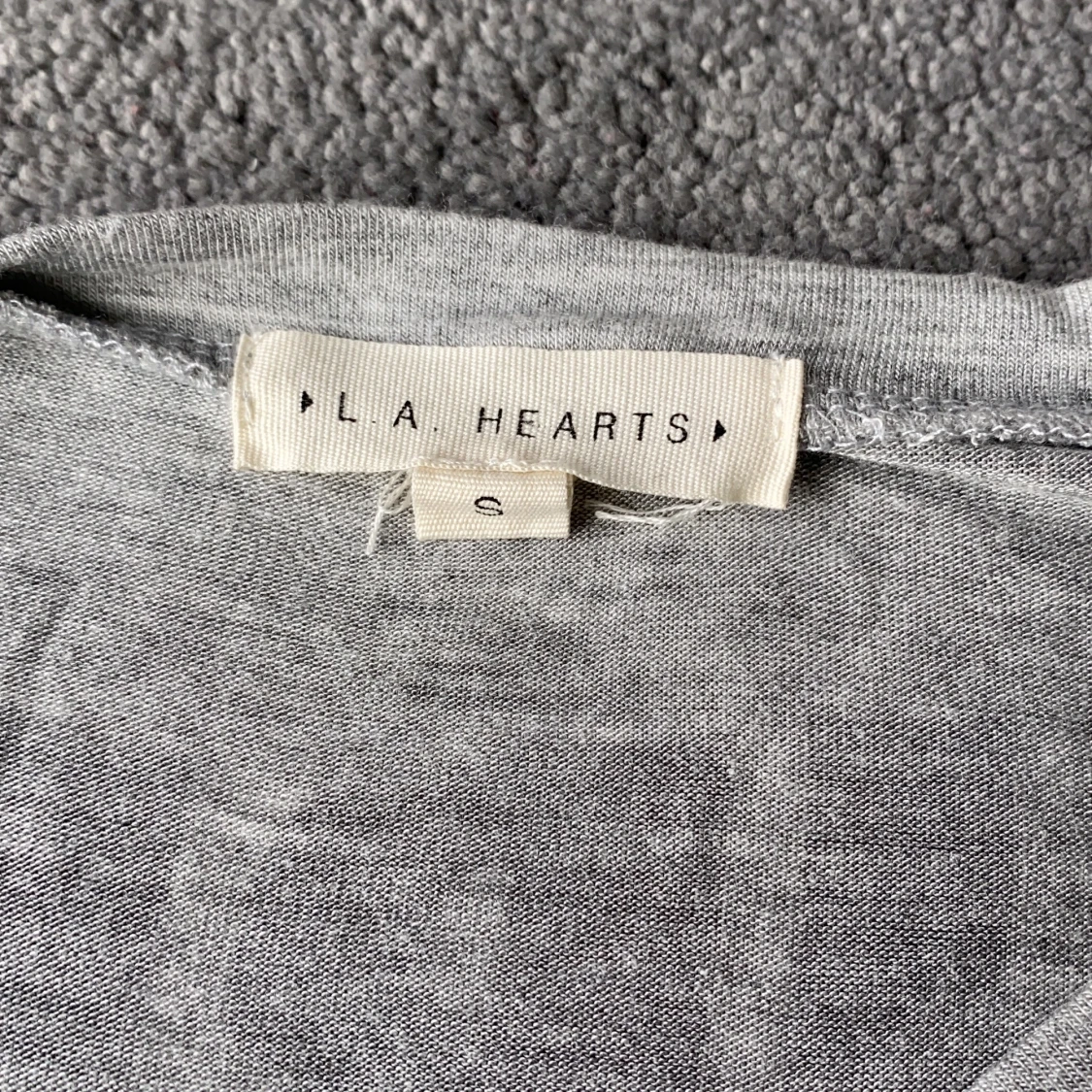 Skön topp med tryck stl S - 91