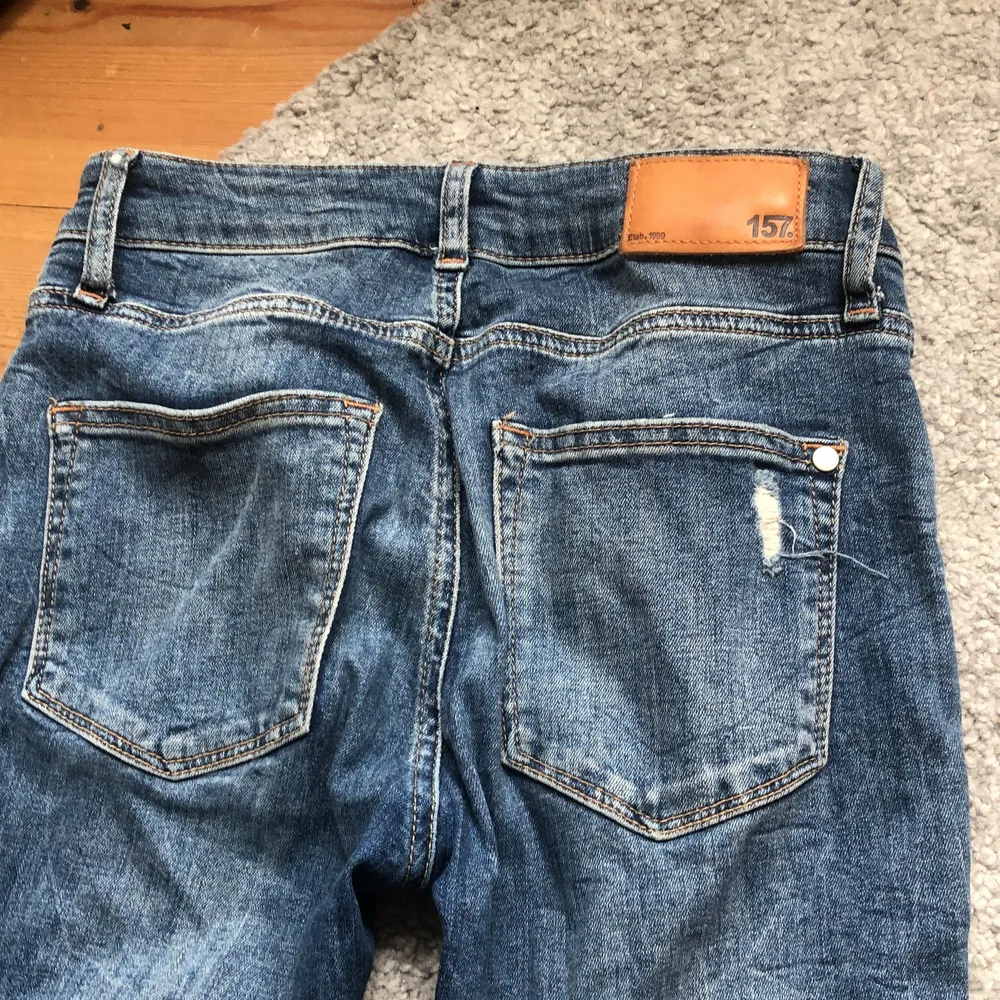 Ett par blå skinnyjeans från lager 157, storlek xs. 60kr + frakt💙🔥. Jeans & Byxor.