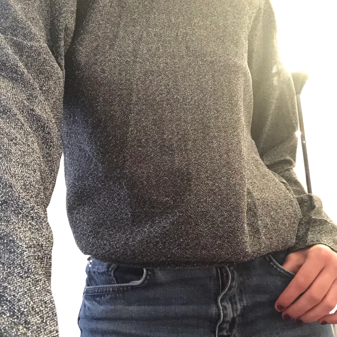 Glittrig tröja - 91