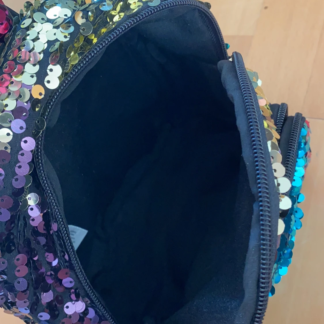 Fancy liten paljett-ryggsäck  - 90