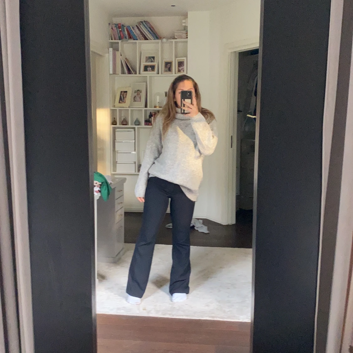 Grå oversized tröja 