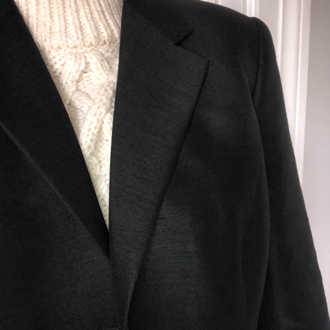 Svart vintage blazer 
